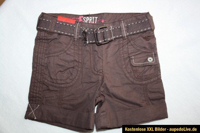 Esprit Shorts★zuckersüße Hose★braun★Gr.98★Neu m. Etikett