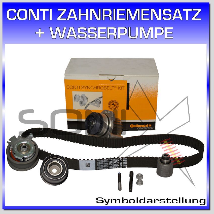 CONTI Contitech Zahnriemensatz Zahnriemen Satz CT908K1 + Wasserpumpe