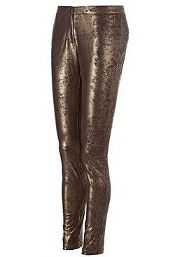 APART Fashion Beschichtete Leggings khaki gold %SALE%