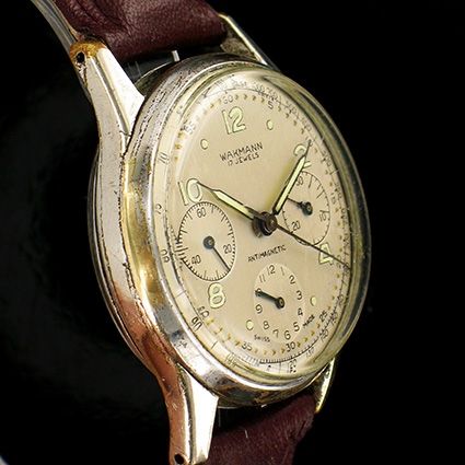 Breitling Wakmann 865 Premier Tricompax Venus 178 seltene Herrenuhr