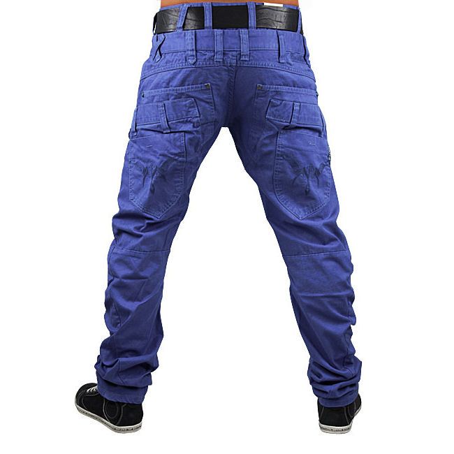 CIPO & BAXX Chino C 937 W31 L 34 blau Hose Chinohose Herren Style