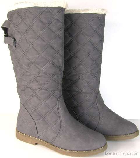 Wadenhohe Damen Stiefel Damenstiefel Winterstiefel Winter Boots teilw