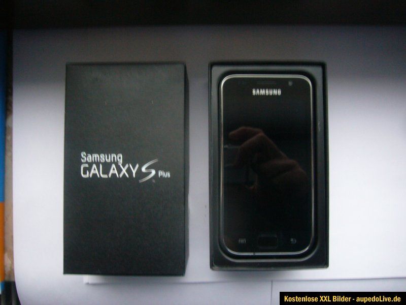 tolles Handy wie neu Samsung Galaxy S Plus GT I9001 8 GB   schwarz