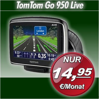 TomTom Go 950 Live Navigation+GPS  NUR 1 Vertrag