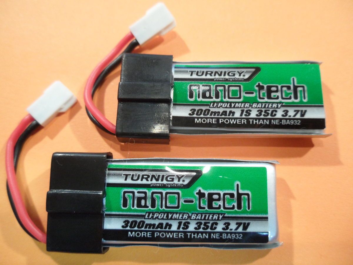 2x LiPo Akku 3,7V 1S 300mAh Solo Pro 100 Nine Eagles NE BA932