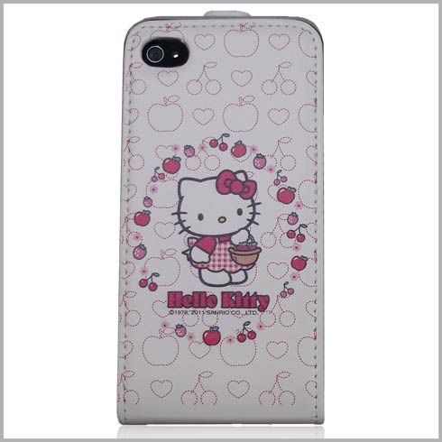Hello Kitty Flip Case Handytasche Apple iPhone 4