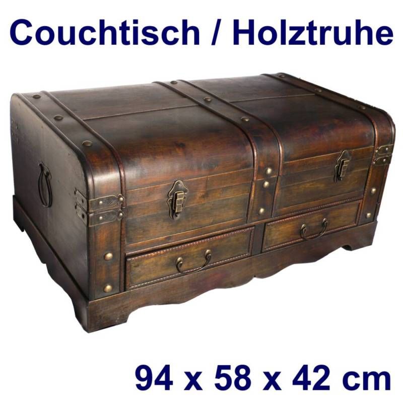 Truhe Couchtisch Holztruhe Kommode Tisch Beistelltisch