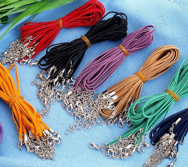 14X Halskette Samt Halsband Samtband Kautschukband 7Fa TOP