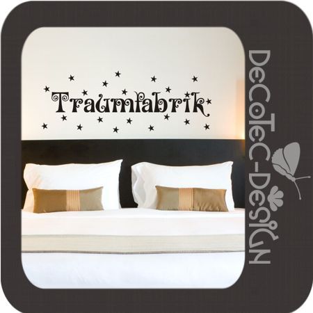 W971 Traumfabrik Wandtattoo Wandaufkleber Schlafzimmer