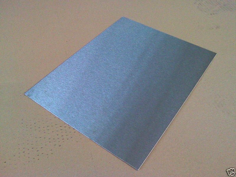 Edelstahlblech V2A, Zuschnitt 975x350 x1mm,laser foliert matt