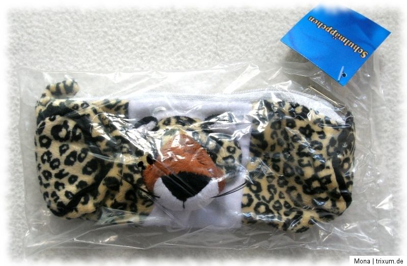 Schlamperrolle, Schlampermäppchen, Schlampertasche Leopard & Tiger