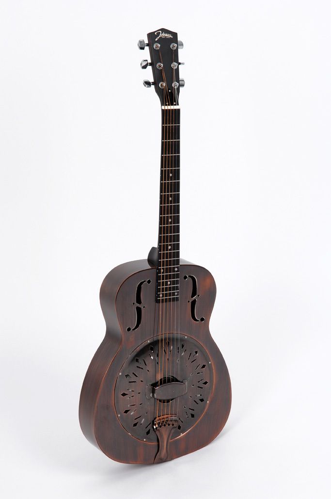 RESONATOR GITARRE JOHNSON JM 998 A antic MEINE LETZTEN MODELLE VOR